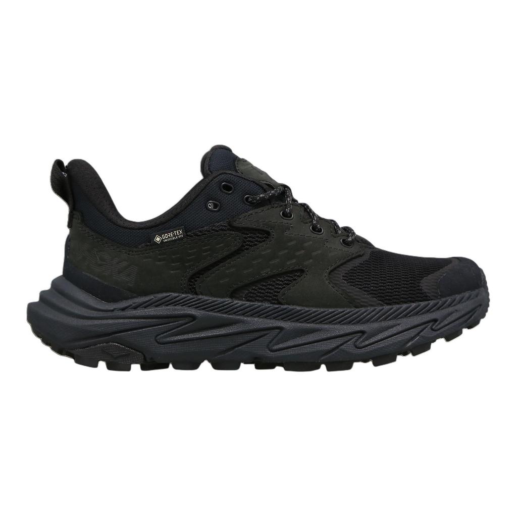 HOKA Anacapa 2 Low GORE-TEX Kids Triple черные детские кроссовки 1141630-BBLC