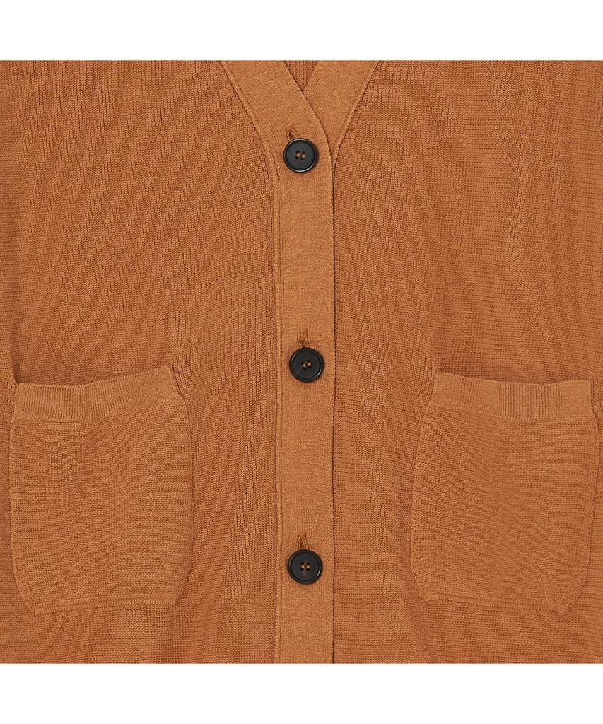 IOLO Women'S Cotton Pocket Cardigan_Orange