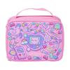 Smiggle Kids Double-Layer Insulated Lunch Bag With Handle - Waterproof Canvas School Meal Carrier Elementary Students