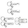 Elegant 2025 Moving Day Keychain Thoughtful 2025 Housewarming Gift Keychain In Stainless Steel for Friends Family