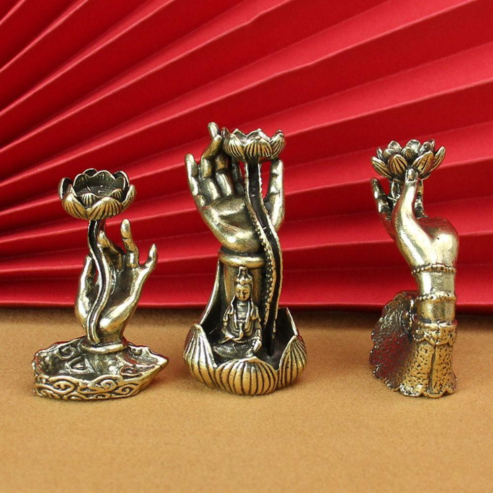 Portable Buddha's Hand Incense Holder Buddha's Hand Reverse Flow Incense Tray Tearoom