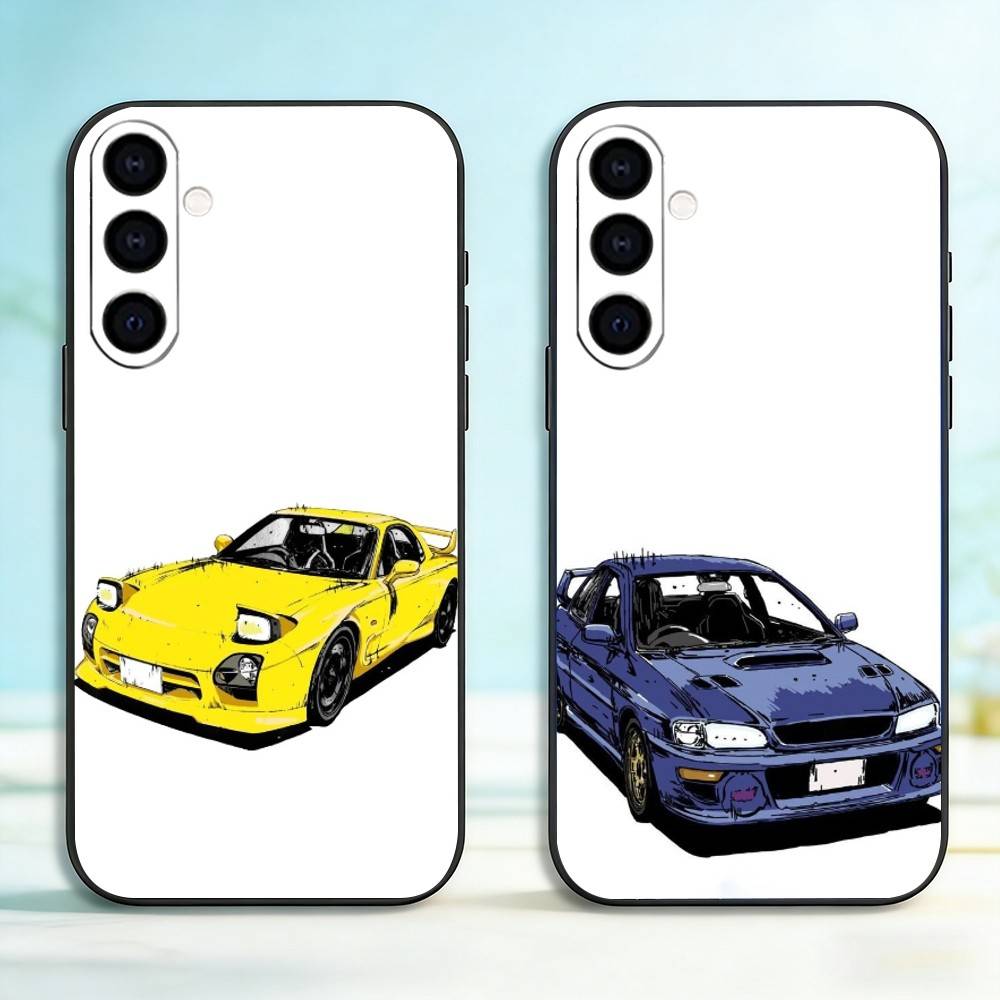 Чехол для телефона JDM Tokyo Drift Спортивный автомобиль Мужской Для Samsung Galaxy A73,A72,A71,A70,A53,A52,A51,Мягкий Силиконовый Черный Чехол