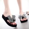 3cm Women's Slippers with Beach Flip-flops Cute Fashion Bow Over Summer Slippers