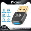 VAORLO USB Dongle Bluetooth 5.4 Adapter Low Lateny Transmission For Mouse Keyboard Headphone Printer Gamepad Support Calling