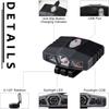 Ultra Bright Mini Rechargeable Head Lamp Cree LED Clip On Cap Light Waterproof Hat Light Flashlight Headlamp for Fishing Camp
