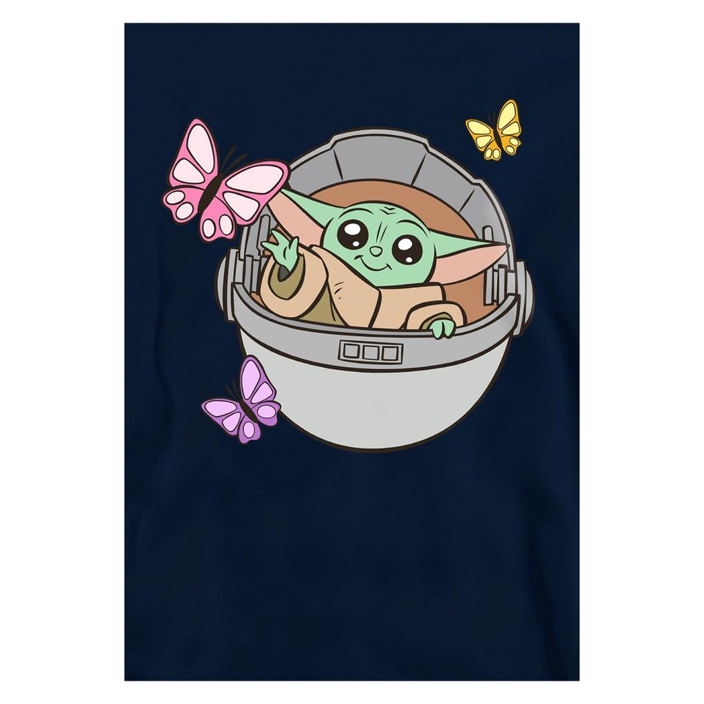 Star Wars The Mandalorian Childrens/Kids Grogu Butterflies Hoodie