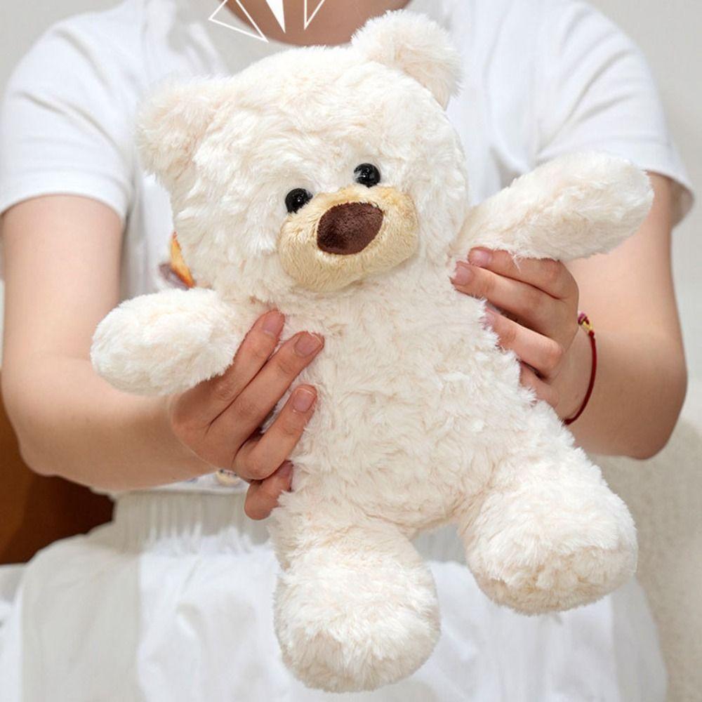 Soft Animal Bear Plush Doll Cartoon Bear Stuffed Dolls Brown Bear Plush Toy Festival Party Decor