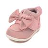 CALIN Big Ribbon First Shoes for Girls PINK Cm 3E [IFME] 20-4848 12.5