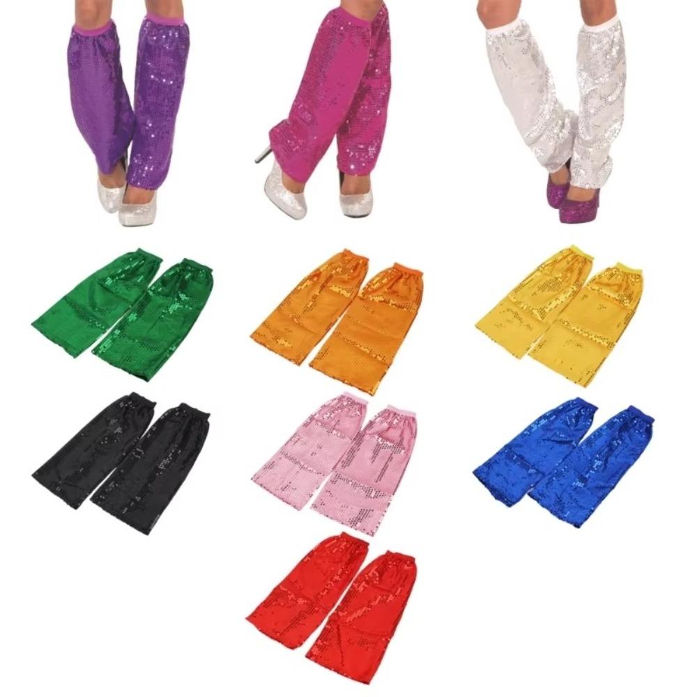 Glittering Leg Warmers Party Dress Knee High Leg Socks New Dance Costume Gift