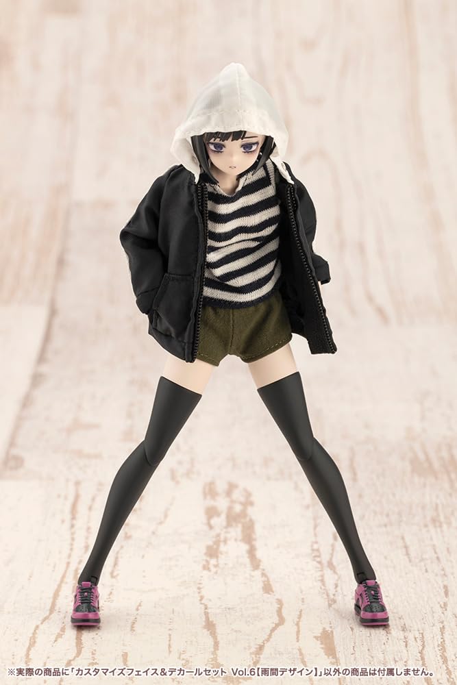 Kotobukiya Sousai Shojo Teien Customized Face Decal Set 16 Approximately 18mm Tall Scale Plastic Model (KOTOBUKIYA) & Vol. [Ama Design] 1/10