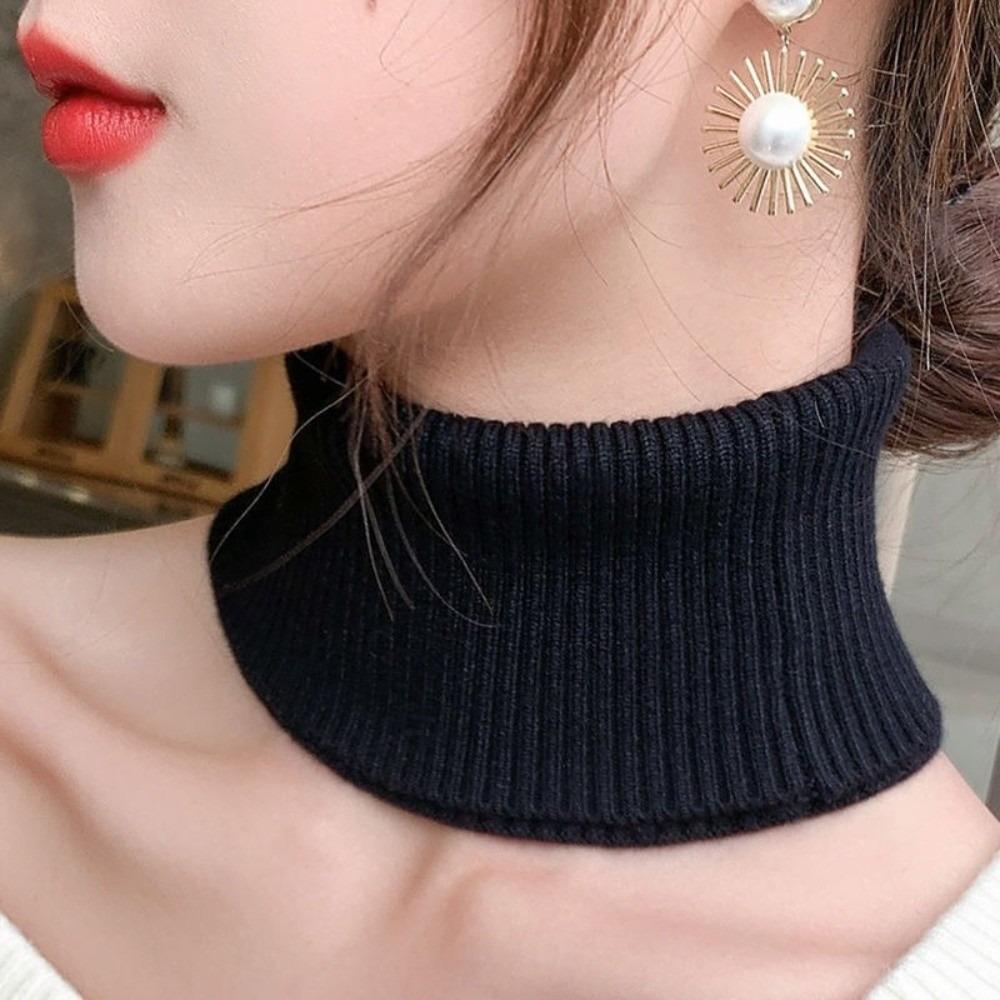 Knitted Neck Warmer Detachable Turtleneck New Fake Collar  Gift