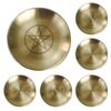 14cm Altar Ritual Burning Holder Plate Stainless Steel Candle Holder Offering Altar Bowl  Home