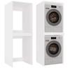 Шкаф для стиральной и сушильной машины POLA TWIN Белый