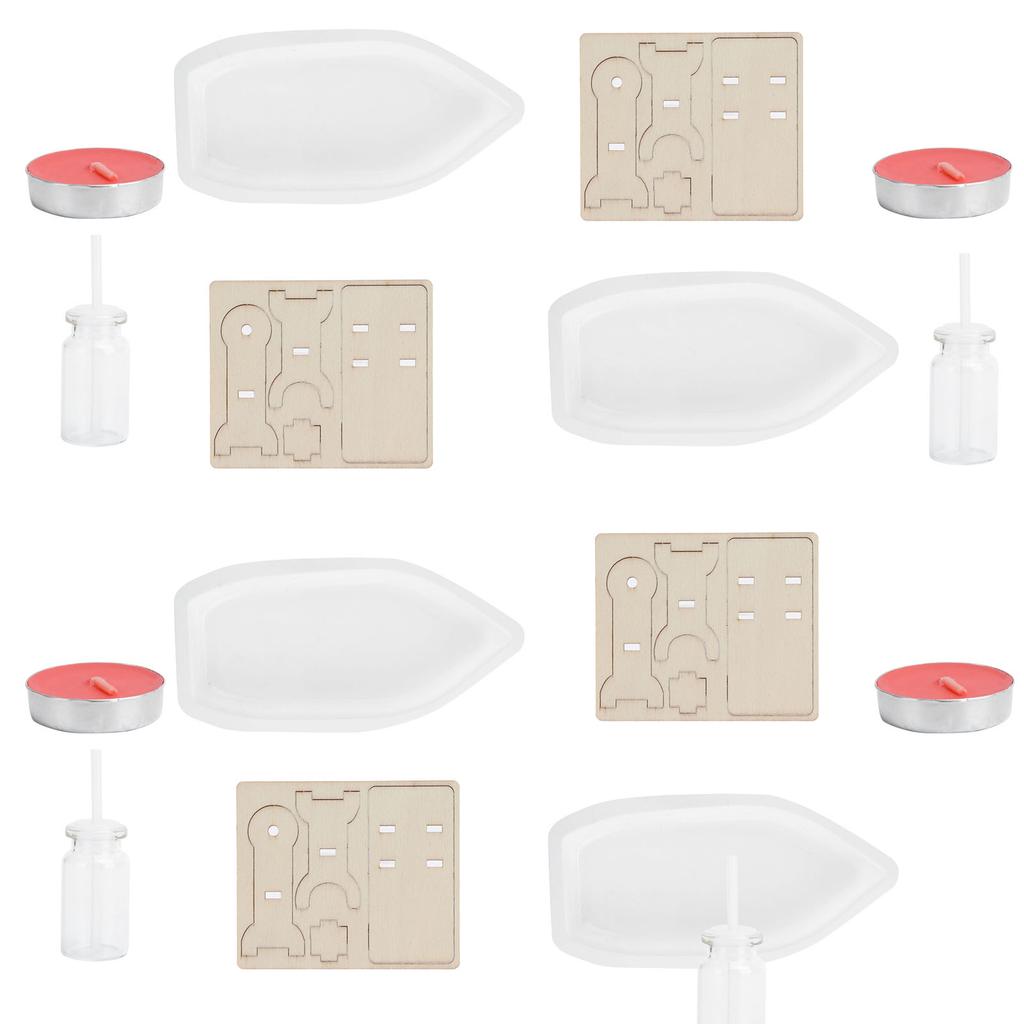 4 Set Steam Boat Science Kit Candle Powered DIY Physics Equipment Experiment Learning Toy