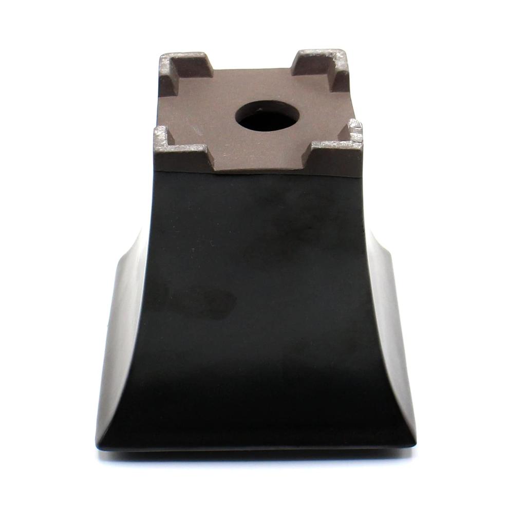 Umekichi Bonsai Square Bonsai Kengai Black Matte Seto Suitable for Miscellaneous Pine and 12cm Supplies, 4-inch Pot, Style, Glaze, Ware, Deep,