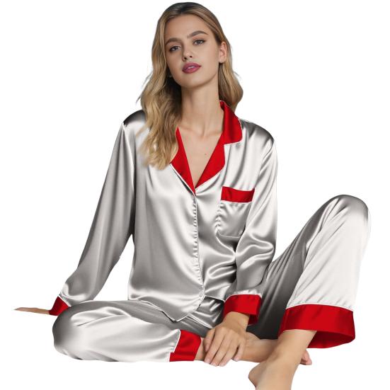 Семейные рождественские пижамы matching sets 2 шт. Родительско-детские наряды Уютные дышащие пижамы