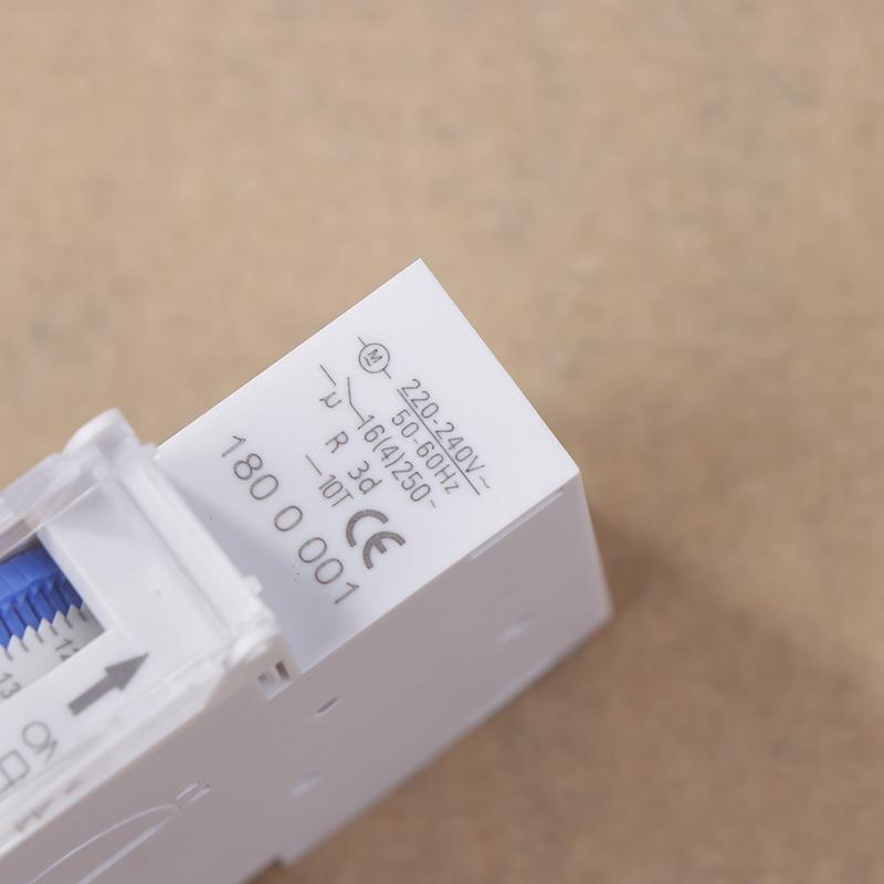 Sul180A 220 В 16 А батарея Din Rail механический таймер переключатель 24 часа реле аналоговый электрический программируемый таймер переключатель