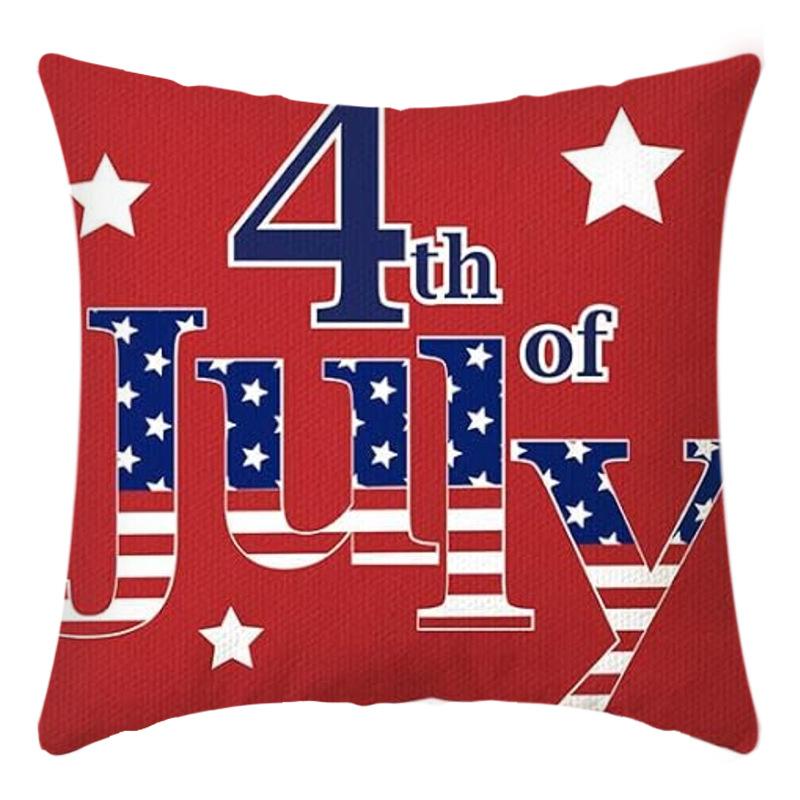 Новая наволочка-подушка ко Дню независимости, скандинавская льняная наволочка