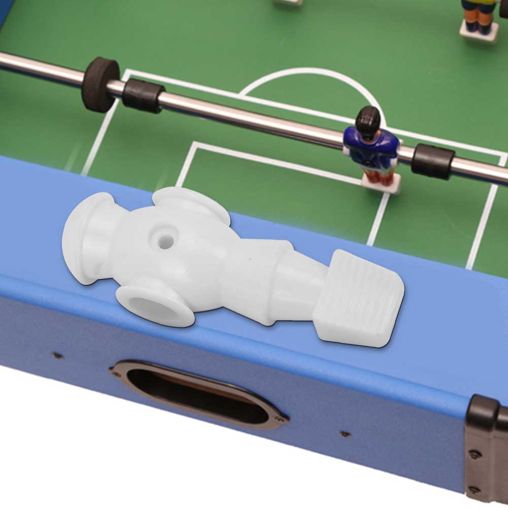 2 шт. настольный футбол мужской игрок настольный футбол футбольная машина сменные куклы игры в помещении(белый)
