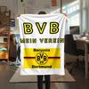 1 шт. Фланелевое одеяло с принтом BVB, Высокое качество, Для всех сезонов, Декор для дома, Тепло и уют, Идеально для рождественских подарков