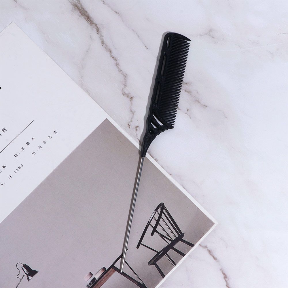 Hairdressing Hair Beauty Tools Hair Cutting Fine-tooth Rat Tail Combs Hair Edge Trimmer Sharp Tail Styling Comb Hair Tail Comb