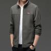 Fashion Trend Oli Fleece Stand Collar Hoodie Jacket Men's New Simple Everything with Loose Men's Coat Tide
