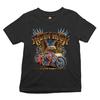 Ridin' High Футболка для мальчиков подростков Biker Forever Chopper Rider American Eagle Kids