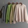 Autumn Winter Women Casual Diamond Knit Sweater Long Sleeve O Neck