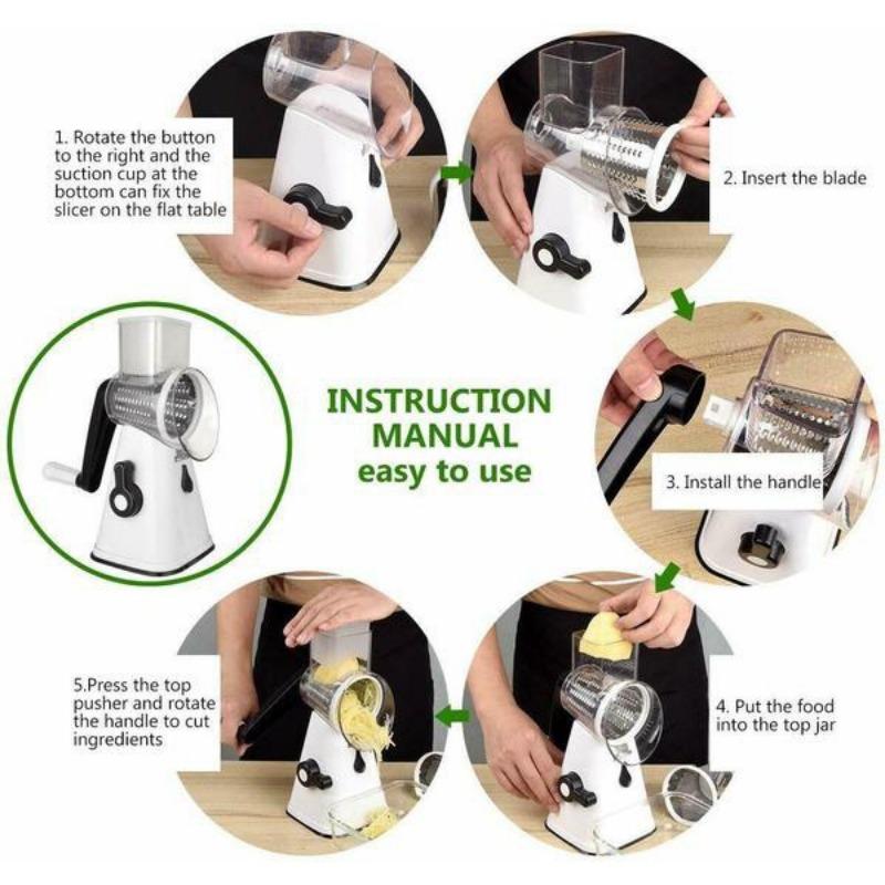 3 в 1 овощерезка, терка для лука, терка для картофеля, моркови, сыра, измельчитель фруктов, многофункциональный кухонный инструмент