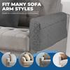 2 шт. Водонепроницаемый чехол на подлокотник дивана, многофункциональный защитный чехол для подлокотника дивана с боковым карманом для хранения пульта от телевизора, телефона и других предметов