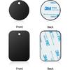 Great 1 Universal Metal Plates with 3M Adhesive for All Magnetic Car Mounts, Cell Phone, Tablet Holder, Cradle-Less, Air Vent Mount, 6 Rectangular, 6