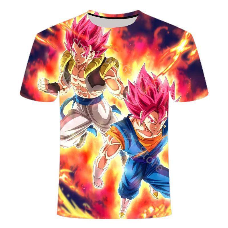 2026 Стильная летняя мужская футболка Dragon Ball Super Повседневная Аниме Дети