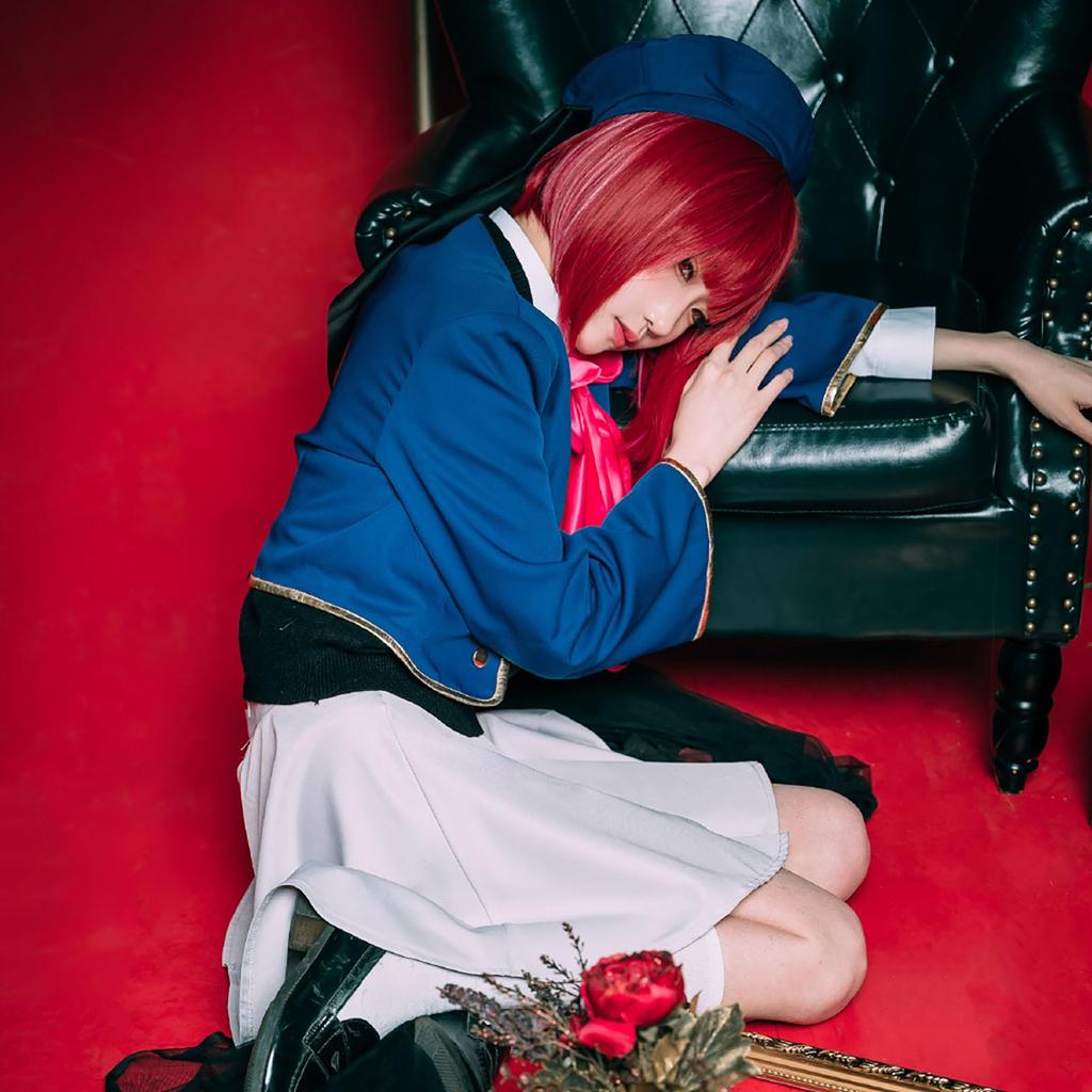 Oshi no Ko Hoshino and Arima Kana Cosplay Halloween Anime Uniform Arima [Milky Time] Ai, Aqua, Ruby, (S, Kana)