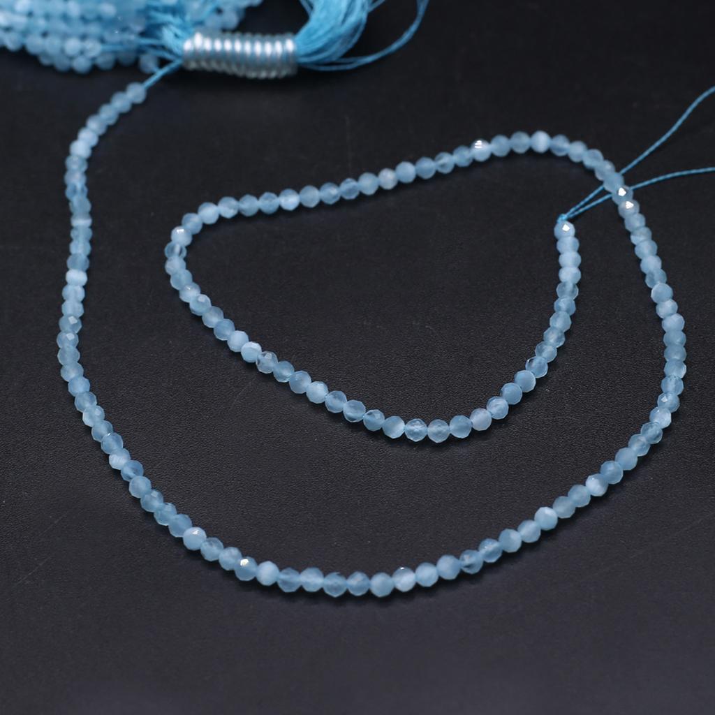 1 нить, граненые бусины из натурального камня, модные опаловые бусины-разделители для изготовления ювелирных изделий, DIY ожерелья, браслеты, подвесные декоративные аксессуары 38 см