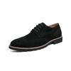 New Handcrafted Luxury Leather Shoes for Men Retro Carved Brogue Shoes Men Lace Up Suede Leather Casual Shoes Oxford