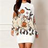 Plus Size Womens Long Sleeve Slim Bodycon Dress Elegant Casual Party Midi Dress