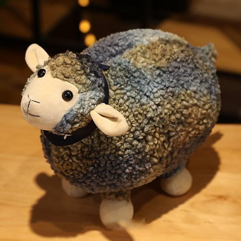 Игрушечное животное Овца Мягкая плюшевая декоративная кукла Украшение комнаты Подарок детям