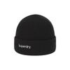 SUPERDRY Шапка бини с базовым логотипом Essential черная