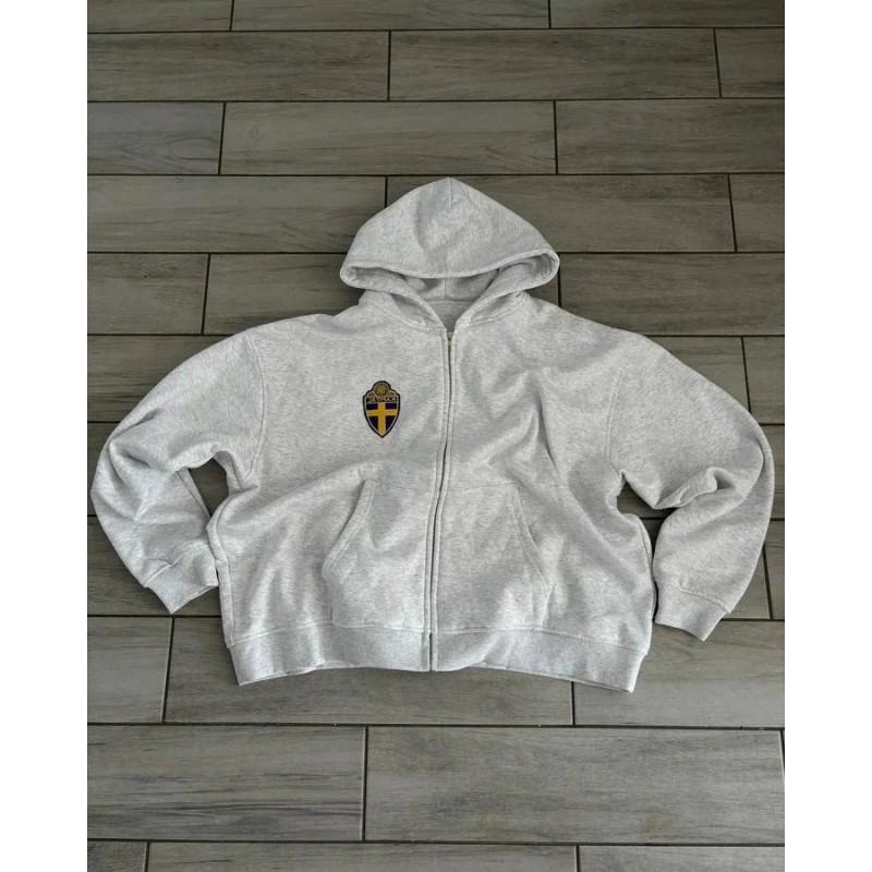 Unisex Oversized Hooded Sweatshirt Jogger Set Embroidered Streetwear Casual Outfit Teens Adults Fall Winter