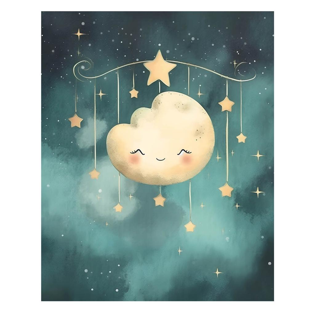 Śpiąca Chmurka Śpiąca Chmurka, 50X70 Cm, Bez Ramy, Papier Matowy 230 Gsm