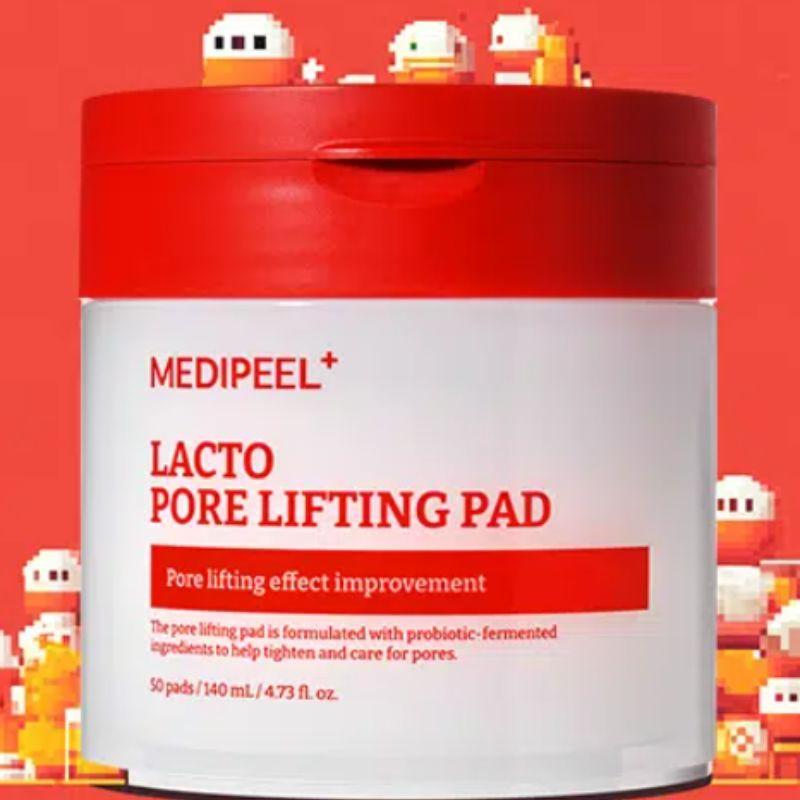 MEDI-PEEL Lacto Pore Lifting Pad 2.0 Тонизирующие диски для сужения пор и повышения упругости кожи 50 шт. / 120 мл