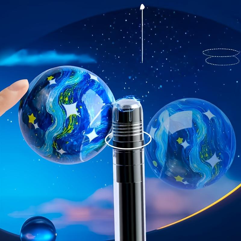 Магнитная левитирующая ручка с вращающейся на 360° подставкой, гелевые чернила с тонким стержнем 0,5 мм для плавного письма, снимающая стресс, новинка, декор для рабочего стола