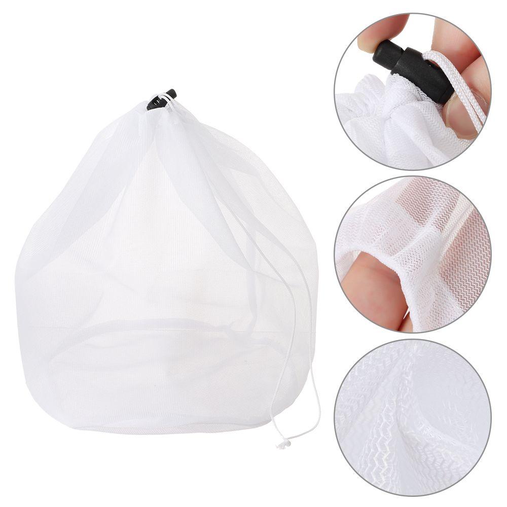Socks 4 Sizes Fine Mesh Laundry Care Storage Pouch Bag Laundry Wash Bag Drawstring