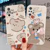 Mi 11 Lite 5G NE Case Retro Cartoon Bear Case For Xiaomi Redmi Note 10 Pro Case Note10 9 8 Pro 11T 10T 8T 9T 10S 9S 9C 9A Covers