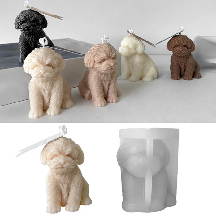 Cute Dog Candle Mold Wax Aromatherapy Moulds Perfect Gift for Craft Enthusiasts