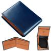 Bifold Box Coin Purse Wallet Thin Soft Easy To Use Italian Leather Made by Top Leather Craftsmen Large Capacity Genuine Leather [Fabrizio] Men's Men's