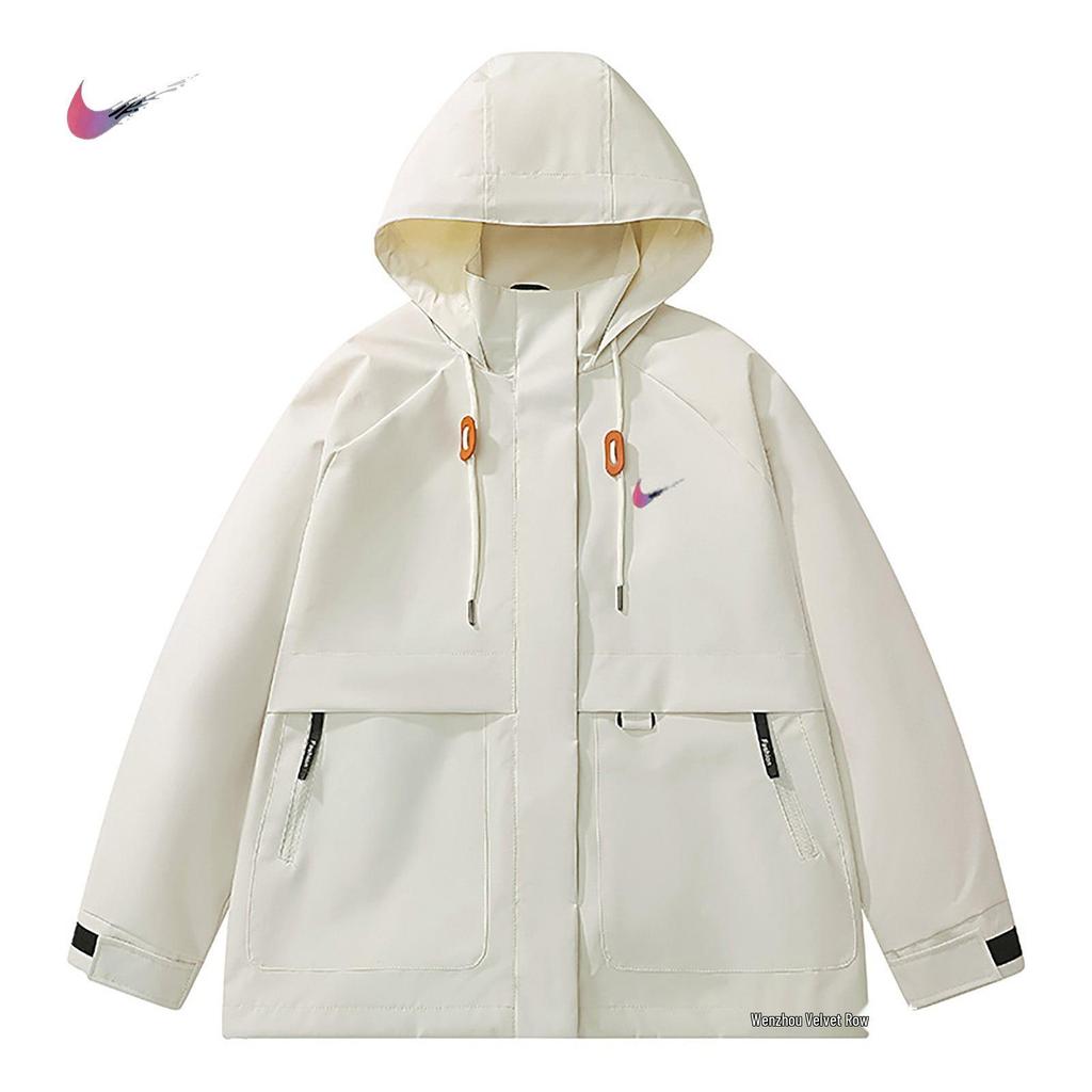 Женская куртка-штормовка Huang Yi Mei 3-в-1 с отстегивающимся капюшоном - Спортивный ветрозащитный плащ на осень/зиму