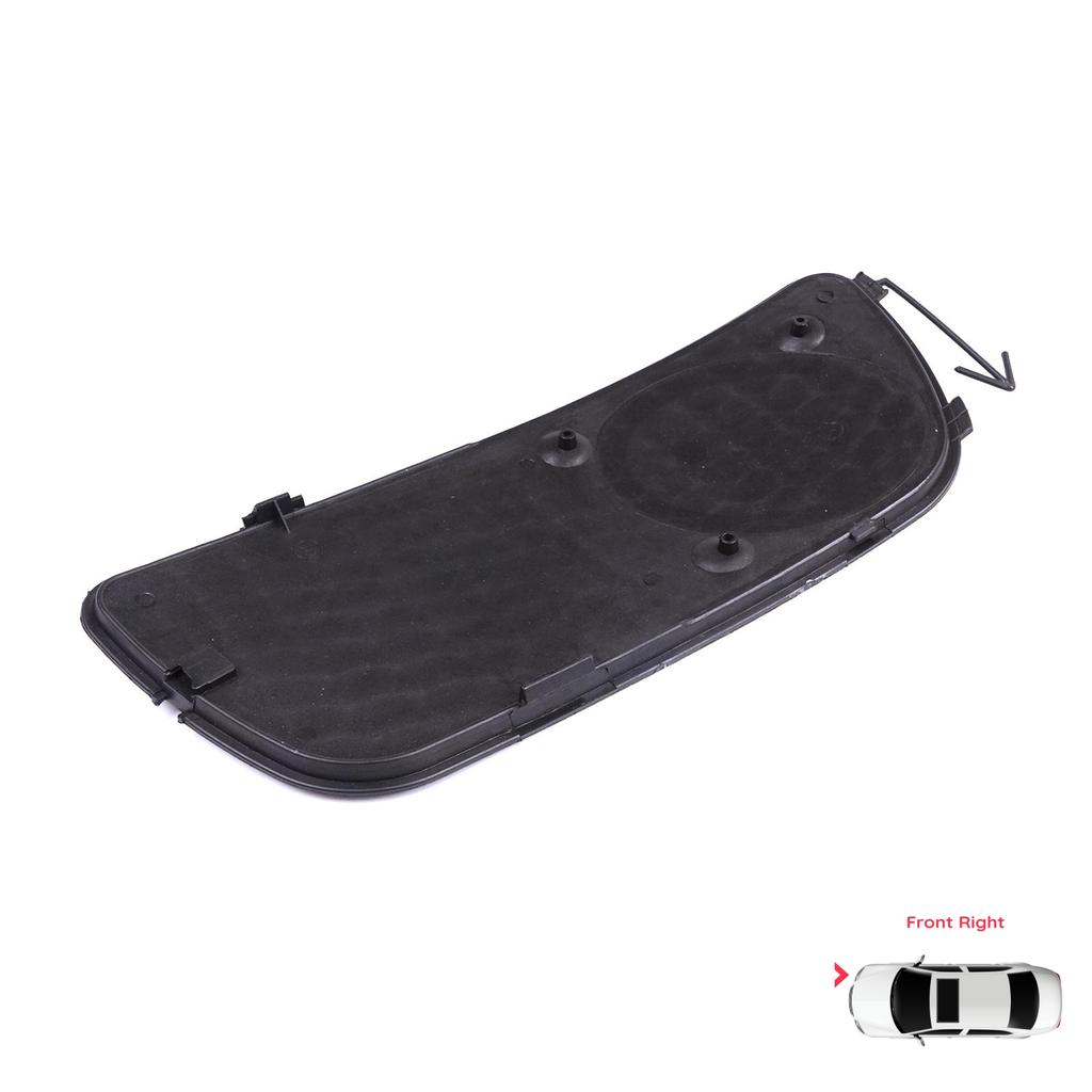 BSP1188-2 Рамка решетки противотуманных фар переднего бампера без отверстий правая для Fiat Palio Siena 1 178 2007-2016 Albea 2002-2012 51703144