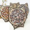 135Piece 3D Cat Puzzles Cats Puzzletoy Morandi-Colored Animal Woodpuzzle puzzle Ideal for lovers and Home Decoration
