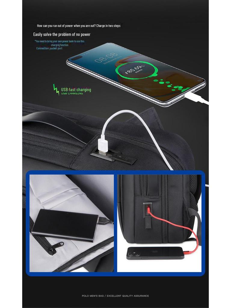 Модный водонепроницаемый нейлоновый рюкзак: Высококачественная мода для мужчин и женщин, вместительная школьная сумка и деловая сумка для ноутбука